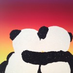 Rob Pruitt pandas at De La Cruz Collection